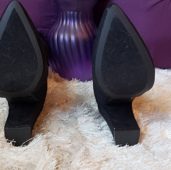 Black Sock Style Booties New (Never worn) - Picture 5 of 5